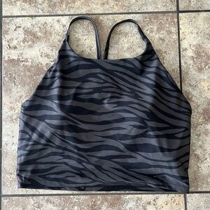 Old Navy zebra print Power-soft workout Tank size XL